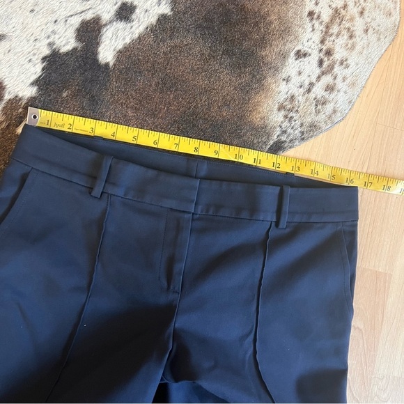 ST. JOHN Caviar Jennifer  Ankle Pants Trousers In Navy Size 6 - Picture 5 of 7